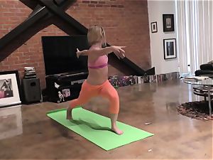 Yoga nymph booty-fucked in point of view