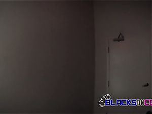 Computer thief is caught stealing by ultra-kinky milf cops at warehouse